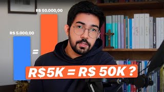 Vender R5000 é igual a vender R50000  eis o porquê [upl. by Byrdie]