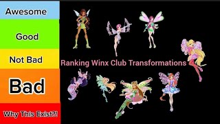 Ranking Winx Club Transformations ✨ [upl. by Jorrie]