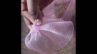 Creating a crinoline petals for headpiece fascinators hats etc [upl. by Loralee]