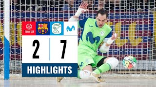 HIGHLIGHTS Jornada 13  Barça vs Movistar Inter FS [upl. by Anbul502]