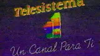 TV Dominicana Bumper ID  Telesistema 1992 [upl. by Gagne]