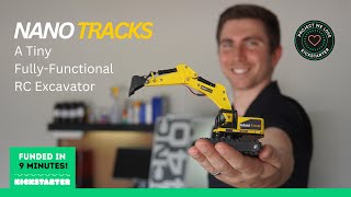 NANO TRX N320 A DesktopSized Fully Functional RC Excavator [upl. by Emerald]