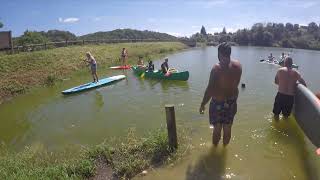 Paddleboards and kyaks at Mervent in Pays de la Loire 25 [upl. by Novel]