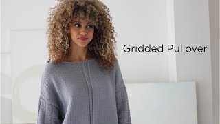 Gridded Pullover knit with 247 Cotton® [upl. by Varien]