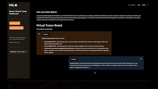 Demo  Virtual Tumor Board Demo AIPowered Medical Collaboration [upl. by Hodess319]