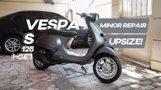 REPAIR CAT amp UPSIZE R12 VESPA S 125 IGET [upl. by Dame]