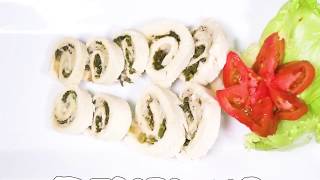 Recipe Video  Brunswick Sardine Callaloo Roll Up [upl. by Nylesoj]