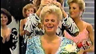 Miss America 1989 Crowning Gretchen Carlson Miss Minnesota [upl. by Leahcin]