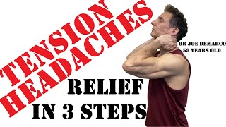 Tension Headaches Relief  3 Steps [upl. by Lseil18]