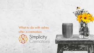 What to do with ashes after a cremation funeral [upl. by Kinzer]