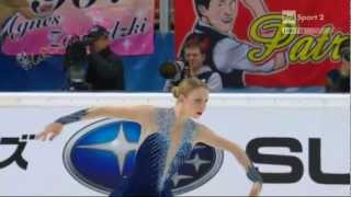 Rostelecom Cup 2012 811 LADIES FS  Agnes ZAWADZKI  10112012 [upl. by Lennahc]