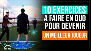 10 EXERCICES Pour SENTRAINER À 2 Et PROGRESSER RAPIDEMENT  ENTRAINEMENT FOOTBALL [upl. by Paucker]