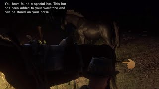 RDR2  EASIEST way to store the Best hats on your horse [upl. by Ymmat]