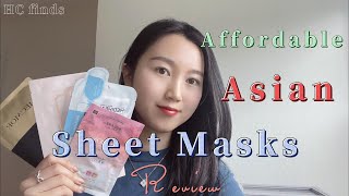 Affordable Asian Sheet Mask Review [upl. by Ailicec]