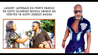 LANDRY JAPONAIS EXPORTE PAROLE DE KOFFI OLOMIDE NIVEAU ABIMISI BA VÉRITÉS YA KOFFI ZOBOZI AKOSA [upl. by Tewell]