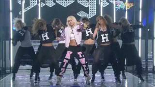 KChart 3 Chitty Chitty Bang Bang  Lee Hyori 201057 Music Bank Live aired [upl. by Nylodnewg582]