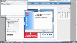 MasSaber Tutorial 1 Descarga e instalacion CourseLab [upl. by Dove]