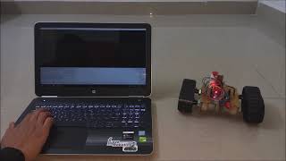 Arduino DriveBot  Laptop Controlled Robot  Bluetooth Terminal Control [upl. by Eelanej]