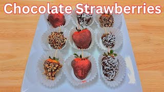 Easy Chocolate Covered Strawberries [upl. by Eyeleen]