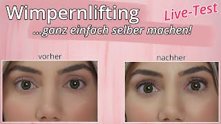 Wimpernlifting  LashLifting Luxe Cosmetics  Ich bin SPRACHLOS 😱 [upl. by Smiga]