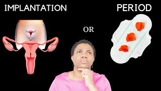 IMPLANTATION BLEED VS PERIOD  THIS IS HOW TO TELL THE DIFFERENCE [upl. by Ttcos]