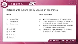 Guía IPN 2023  Historia Pregunta No 2  Conocimientos Generales [upl. by Ion]