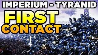 IMPERIUM  TYRANIDS FIRST CONTACT amp The Battle of Macragge  WARHAMMER 40000 Lore  History [upl. by Dermott]