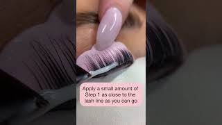 Lash V Step by Step Tutorial how to use Lash Lifting Kit with Lami Lift Balm perfect lash lift [upl. by Araas]