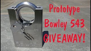 1269 Review Bowley 543 Padlock Prototype GIVEAWAY [upl. by Hersch]