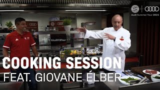 FC Bayern Cooking Session with Giovane Élber [upl. by Beth]