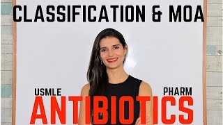 AntibioticsClassification amp MOA USMLE STEPS 1 2 amp 3 [upl. by Sidoney]