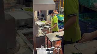 Famous rice flour rolls Guilin Guangxi [upl. by Anairb322]