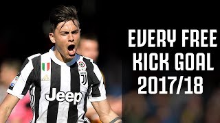 🎯🎯🎯 Every Juventus free kick goal of 201718 🎯🎯🎯 [upl. by Adnala]