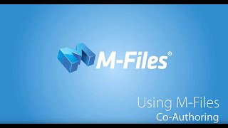 MFiles  CoAuthoring [upl. by Marks]