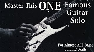 Master This One Famous Guitar Solo For Almost ALL Basic Soloing Techniques [upl. by Branscum]