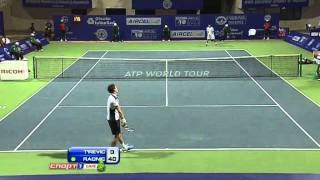 2012 Raonics aces vs Tipsarevic [upl. by Kinney]