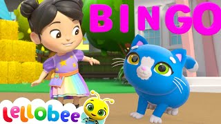 Welcome Bingo Ella’s New Cat Friend on the Farm 🐱 🌻Lellobee City Farm  Kids Playhouse Song Mix [upl. by Neelyt]