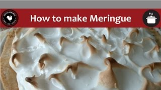 How to make Meringue  Baking 101 [upl. by Enelrahc397]