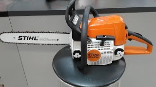 Обзор бензопилы STIHL MS 210 отличия от других моделей новинка в России ms 210 chainsaw overview [upl. by Nawaj846]