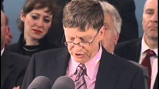 Bill Gates Harvard Commencement Address 2007 [upl. by Osbourn]