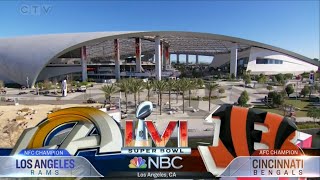 SUPERBOWL LVI Rams vs Bengals Highlights NBC Intro NFL Gameday [upl. by Enelrak]