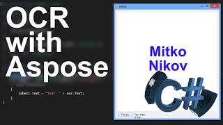 How To OCR with Aspose in C [upl. by Foah]