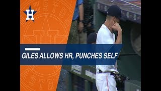 Giles emotional reaction to giving up goahead HR [upl. by Alina]