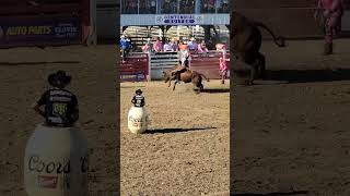 Viral Great Bull Ride at Clovis Rodeo 2023 Finals PBR Doom BFG viral [upl. by Eeb]