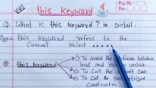 this keyword in java  Learn Coding [upl. by Offen242]