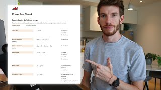 The GAMSAT Formulae You NEED to know  Heres my CHEAT SHEET [upl. by Vitia]