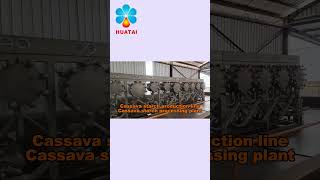 shorts Automated 6TPH Cassava Starch Making Plant  Cassava Starch Manufacturing Process [upl. by Aicelet545]