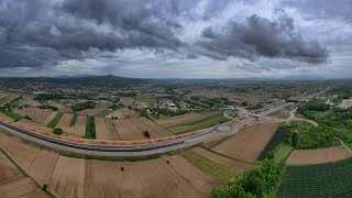 Brza saobraćajnica Loznica  Šabac  Šepak  Lešnica  352024 [upl. by Weinstock]