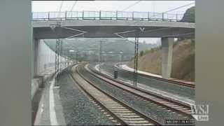 Spanish Train Crash Video  Spanish Train Crash Caught on CCTV [upl. by Burger921]