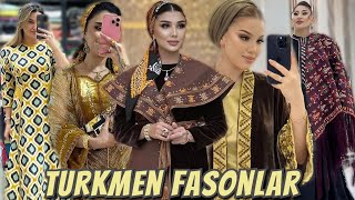 Turkmen moda koynek fasonlar 2023  Her durli fason her durli mata koynekleri [upl. by Nicks]